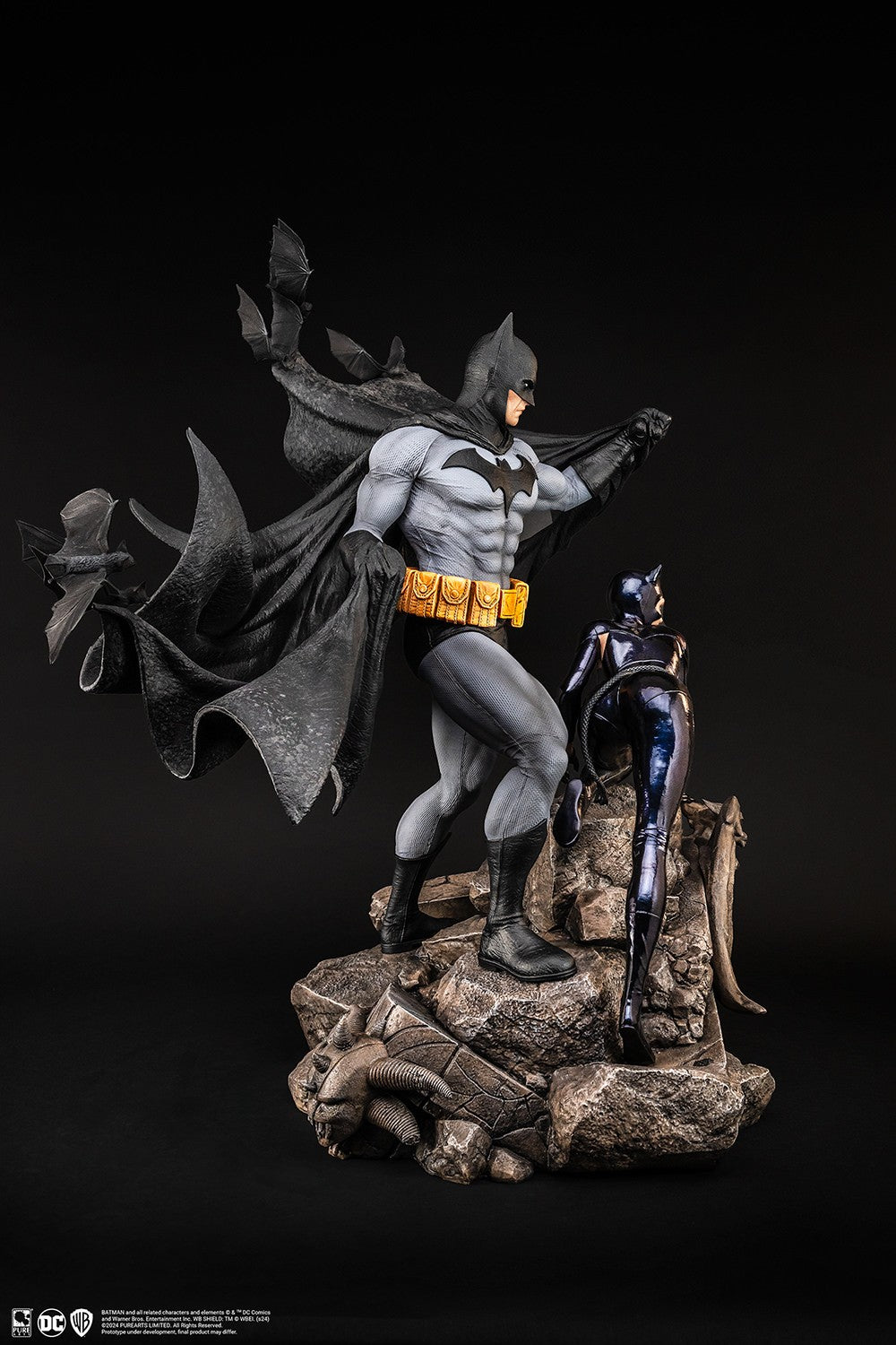 PureArts - 1:4 Scale Statues - DC Comics - Batman & Catwoman Reunion Statue 67cm