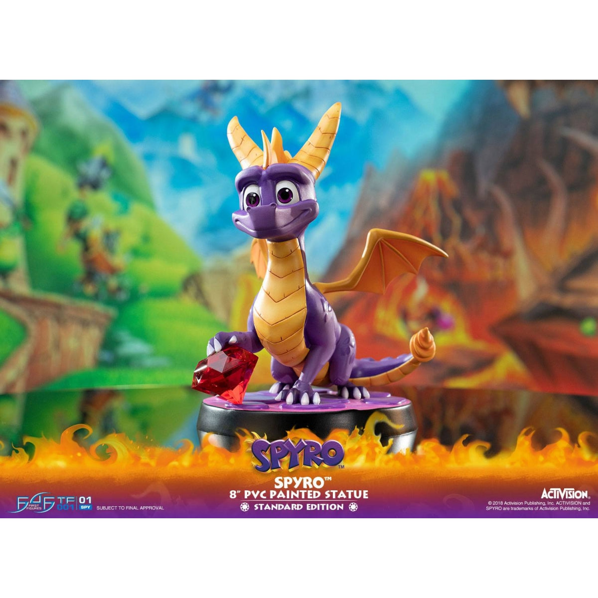 First 4 Figures - Spyro the Dragon - Spyro Statue Edition Standard 20cm