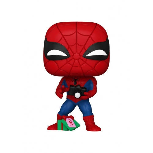 Funko Pop! Marvel: Holiday - Spider-Man (with Open Gift)