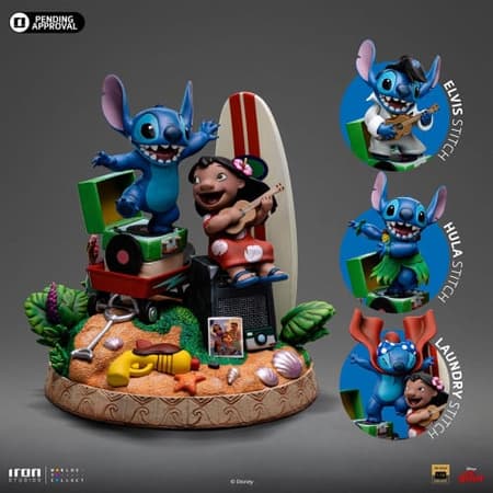 Iron Studios - Deluxe Art Scale 1/10 - Disney Classics - Lilo et Stitch Statue 20cm