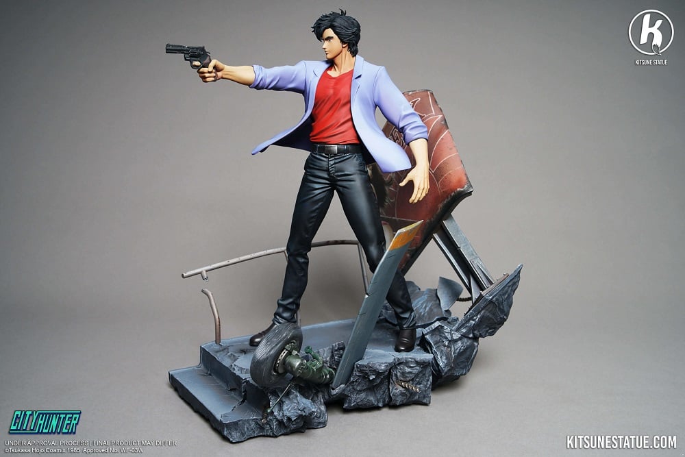 Legend Figure - City Hunter - Ryô Saeba (Nicky Larson) 1/6 Statue 36cm