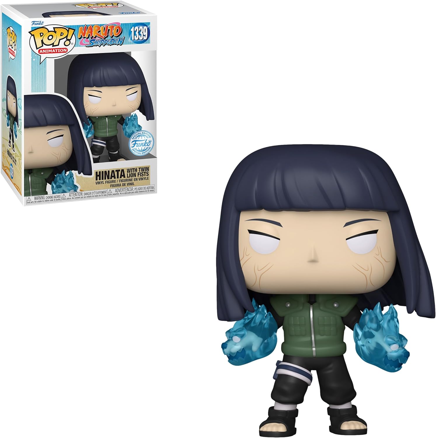 Funko Pop! Animation: Naruto - Hinata with Twin Lion Fists (Glows in the Dark) - Special Edition