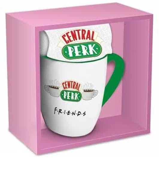 Friends - Coffret cadeau avec tasse 315ml et paire de chaussette EU 36-41 "Central Perk"