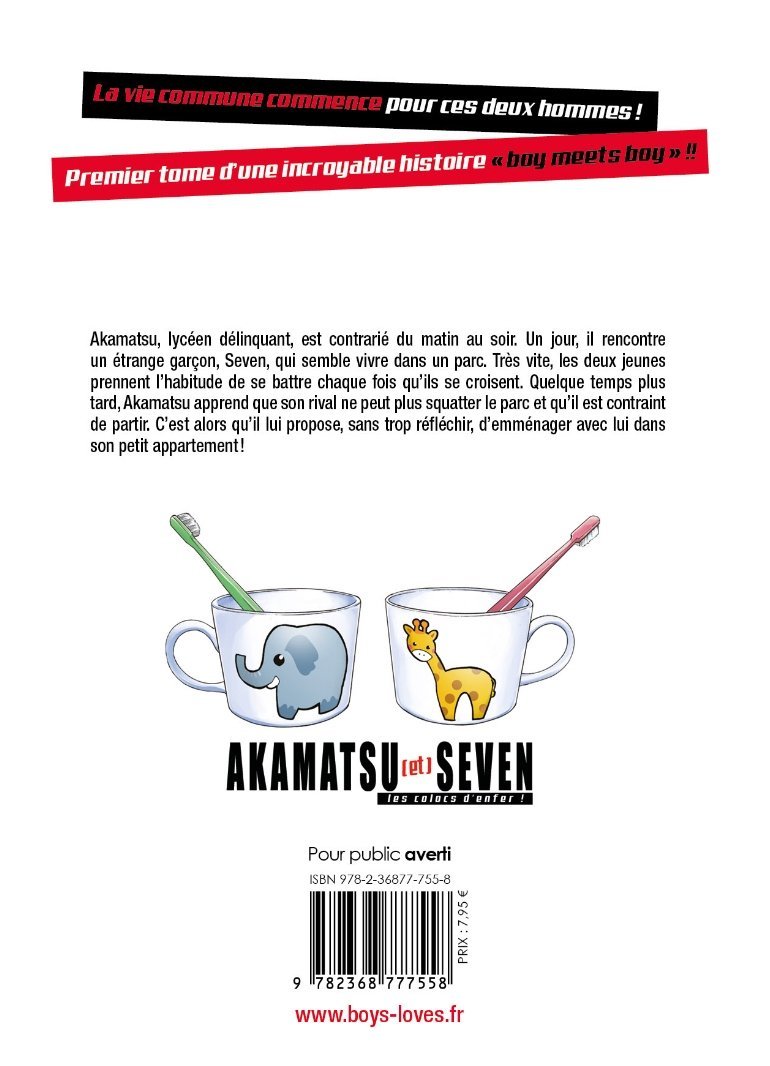 Akamatsu (et) Seven, les colocs d'enfer Tome 1