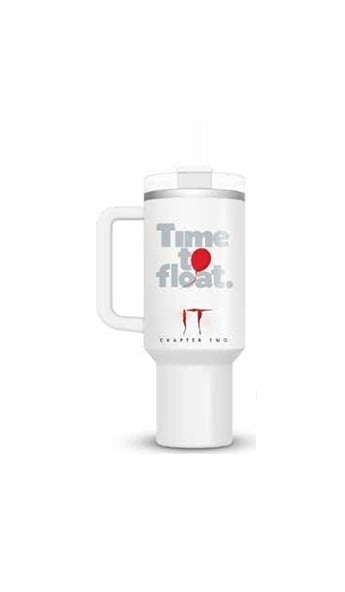 Ça - Mug de voyage en acier inoxydable "Time to Float" 1.2L