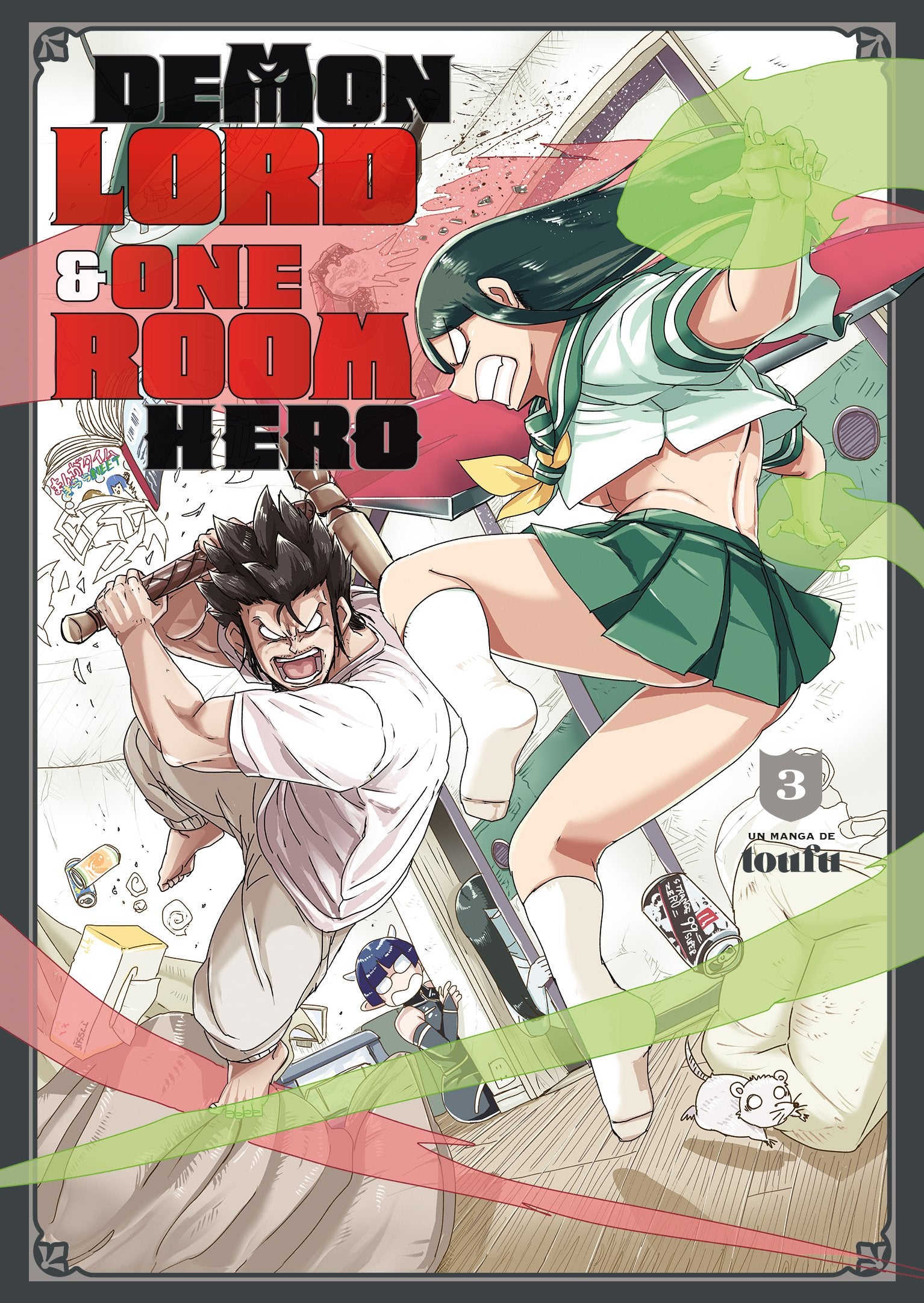 Demon Lord & One Room Hero - Tome 03 - Livre (Manga)