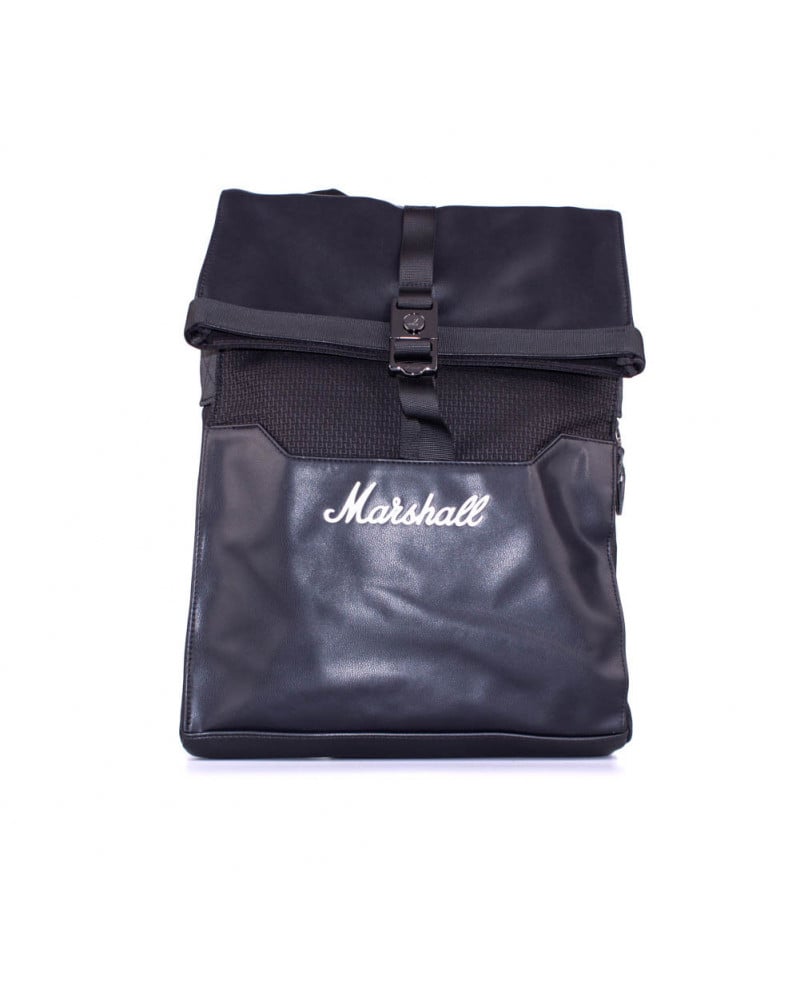 Marshall - Sac à bandoulière Roll Top Uptown Noir et Blanc