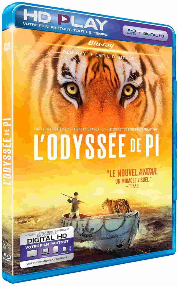 L'Odyssée de Pi [Blu-ray]