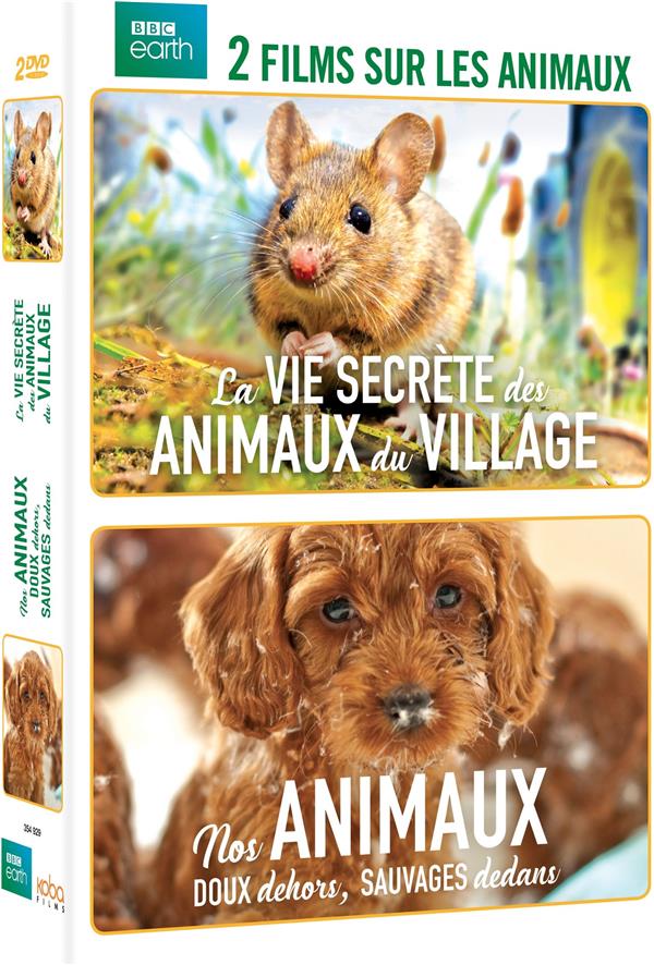 Nos animaux : Doux dehors, sauvages dedans + La Vie secrète des animaux du village [DVD]