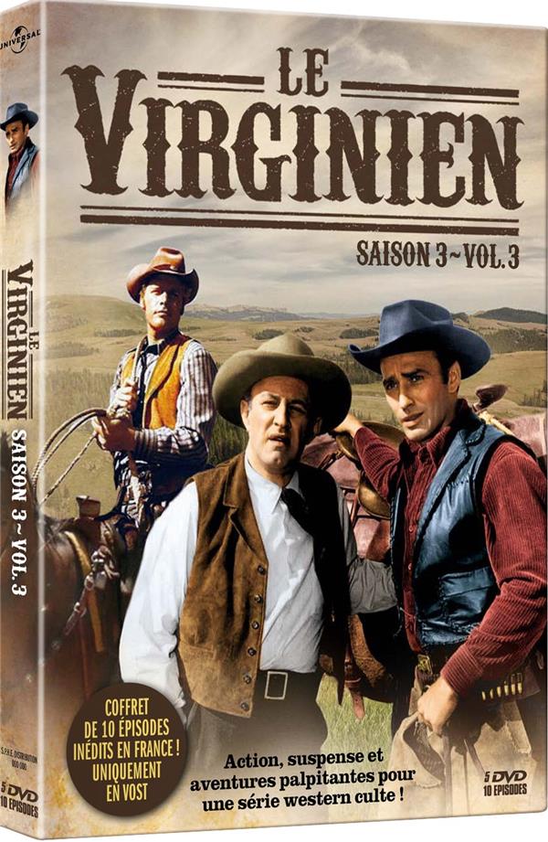 Le Virginien - Saison 3 - Volume 3 [DVD]