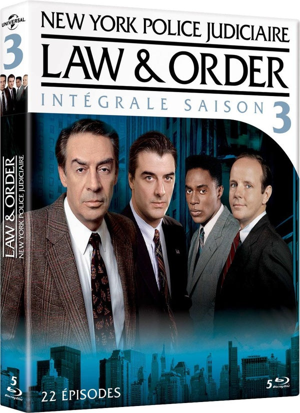 New York, police judiciaire (Law & Order) - Intégrale saison 3 [Blu-ray]