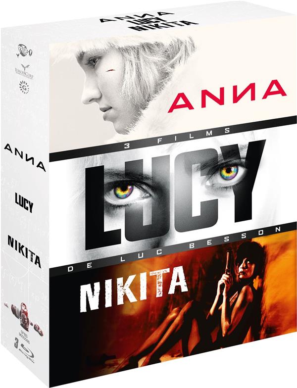 Coffret Luc Besson 3 films : Anna ; Nikita ; Lucy [Blu-ray]