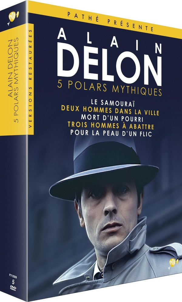 Alain Delon : Le Samouraï + Deux hommes dans la ville + Mort d'un pourri + Trois hommes à abattre + Pour la peau d'un flic [DVD]