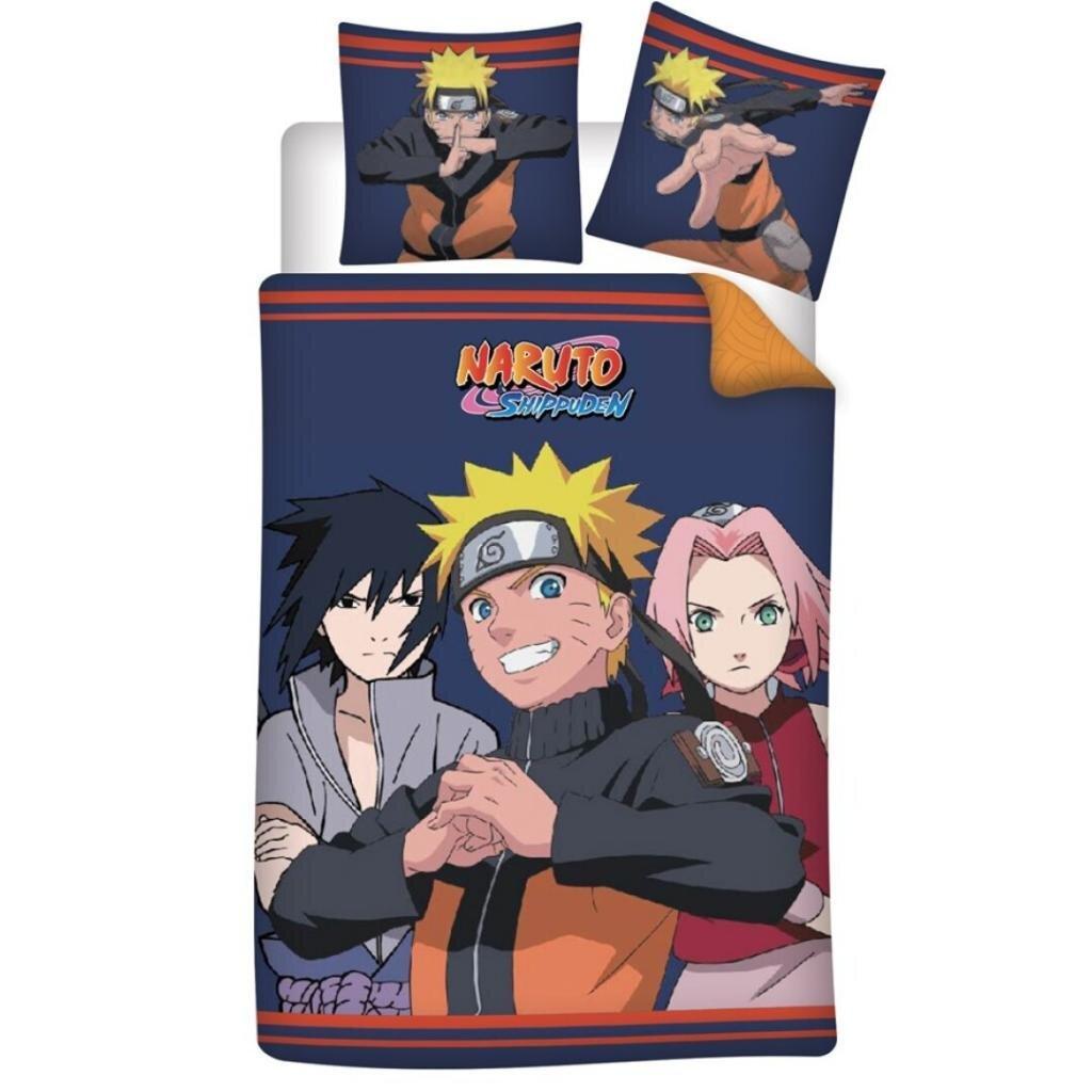 Naruto Shippûden - Housse de couette en microfibre "Team 7" (140x200cm + 2x 63x63cm)