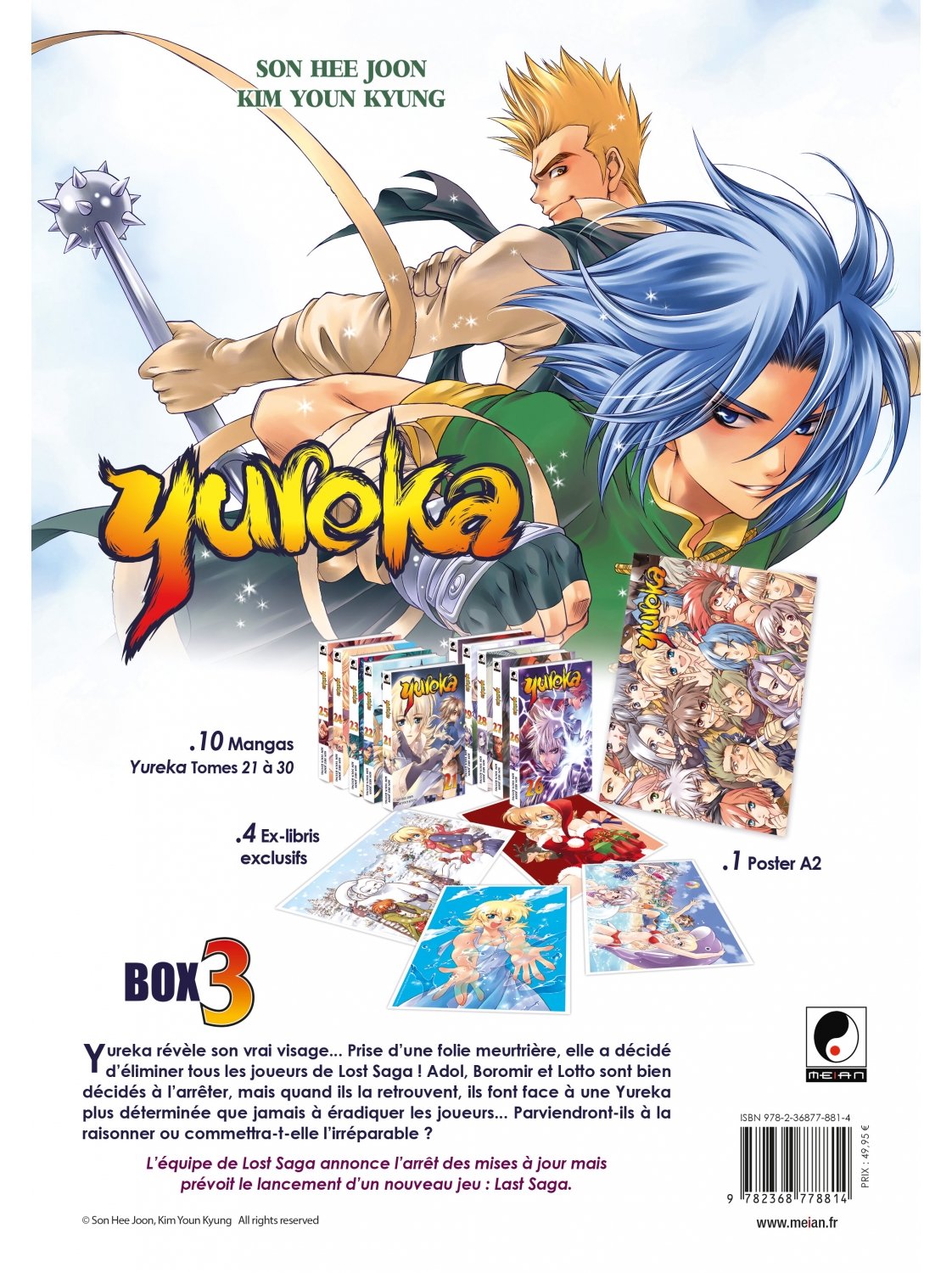 Yureka : coffret vol.3 : Tomes 21 à 30