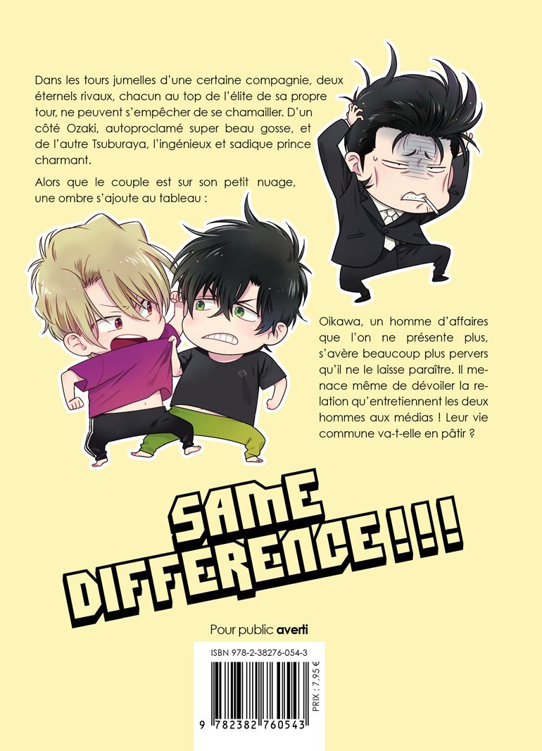 Same Difference - Tome 08 - Livre (Manga) - Yaoi - Hana Collection