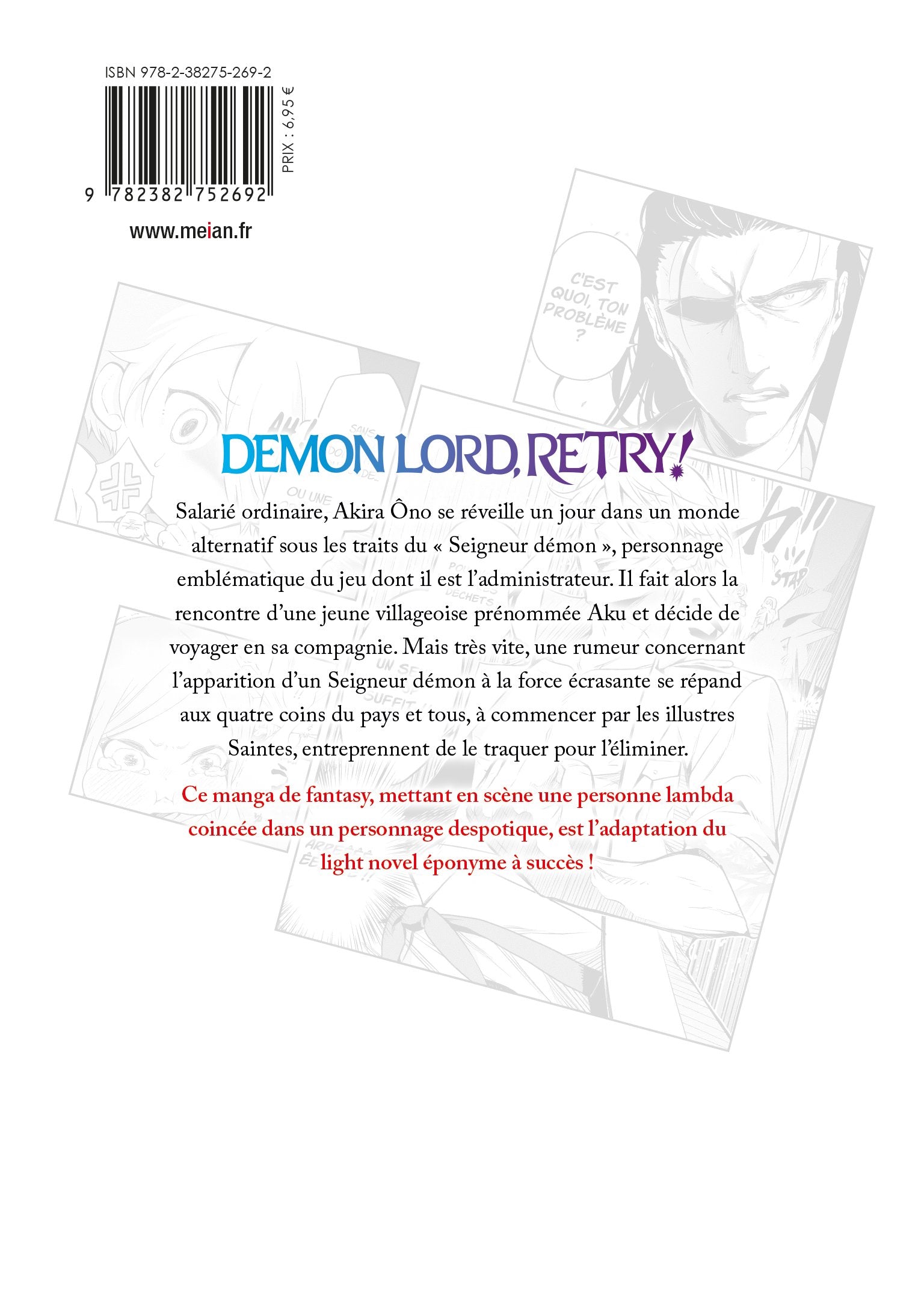 Demon Lord, retry ! Tome 1