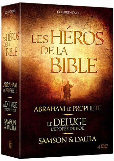 Héros de la Bible - Coffret 3 films : Abraham le Prophète + Le Déluge, l'épopée de Noé + Samson & Dalila [DVD]