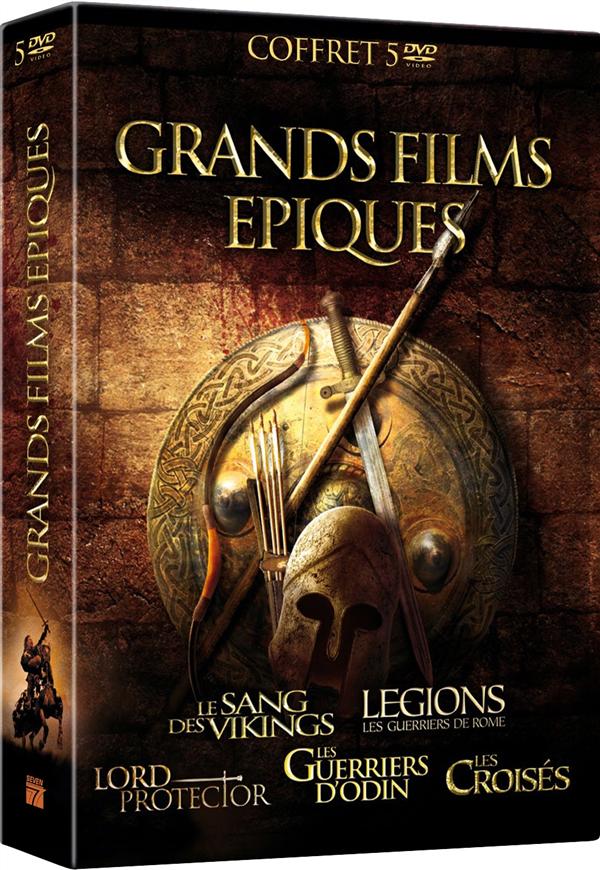 Grands films épiques : Le sang des Vikings + Legions : Les guerriers de Rome + Lord Protector + Les guerriers d'Odin + Les Croisés [DVD]