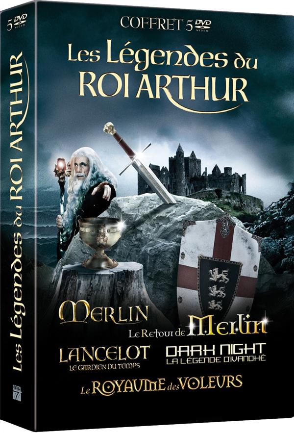 Les Légendes du Roi Arthur : Merlin + Le retour de Merlin + Lancelot : Le gardien du temps + Darknight, la légende d'Ivanhoé + Le Royaume des voleurs [DVD]