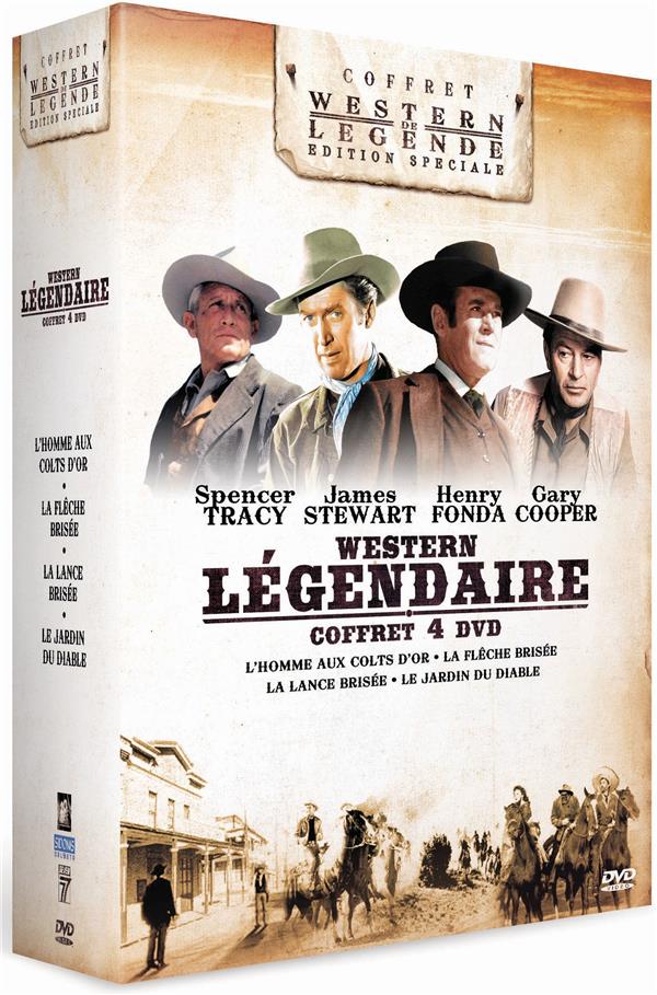 4 Westerns légendaires : L'homme aux Colts d'or + La flèche brisée + La lance brisée + Le jardin du diable [DVD]