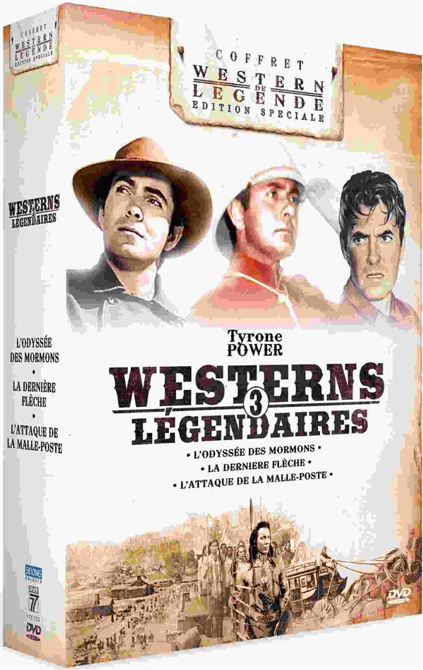 Tyrone Power - 3 westerns légendaires : L'Attaque de la malle-poste + La Dernière flèche + L'Odyssée des Mormons [DVD]