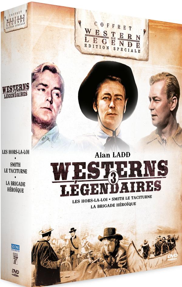 Alan Ladd - 3 westerns légendaires : Smith le Taciturne + Les Hors-la-Loi + La Brigade Héroïque [DVD]