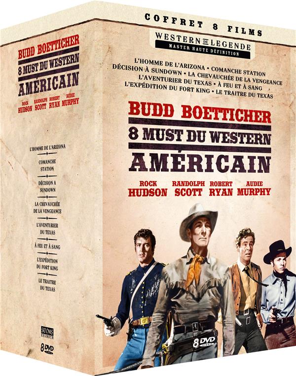 Budd Boetticher - 8 must du western américain - Coffret 8 films [DVD]