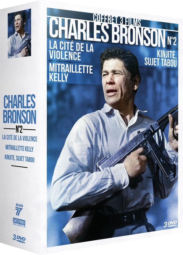 Charles Bronson - Coffret n°2 : La Cité de la violence + Mitraillette Kelly + Kinjite : Sujet tabou [DVD]