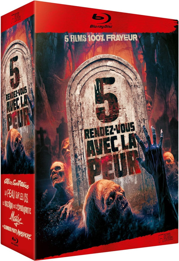 5 rendez-vous avec la peur - Coffret 5 films 100% frayeur [Blu-ray]