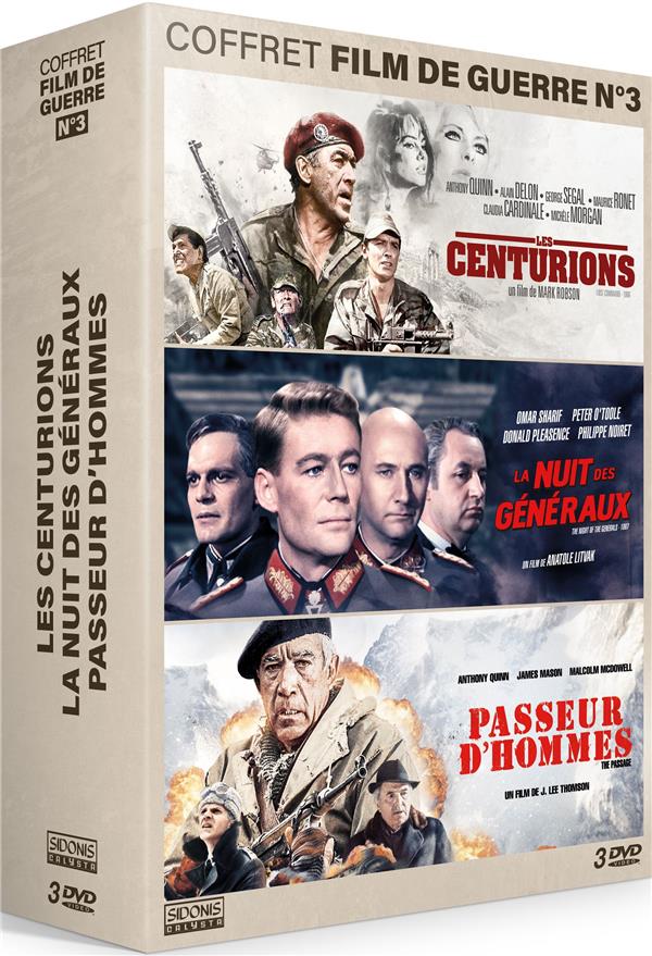 Les Centurions + La nuit généraux + Passeur d'hommes [DVD]