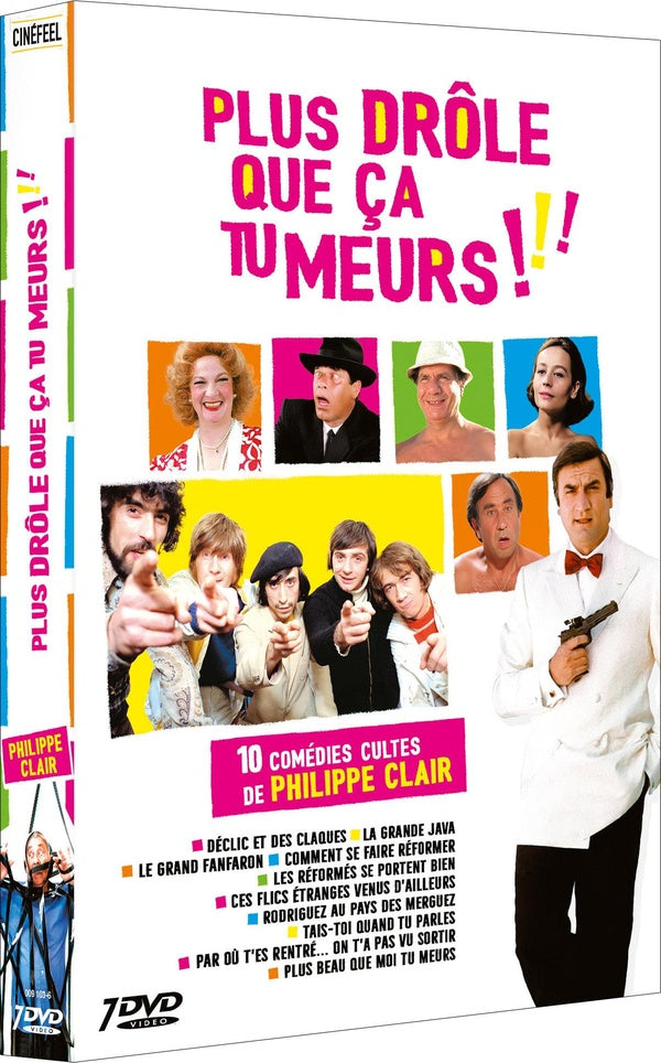 Plus drôle que ça tu meurs !!! - 10 comédies cultes de Philippe Clair [DVD]