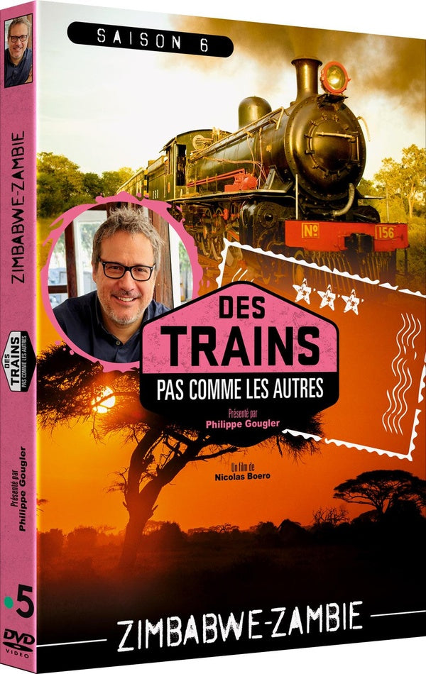 Des trains pas comme les autres - Saison 6 : Zimbabwe - Zambie [DVD]