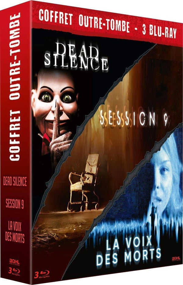 Outre-tombe - Coffret 3 films : Dead Silence + La Voix des morts + Session 9 [Blu-ray]