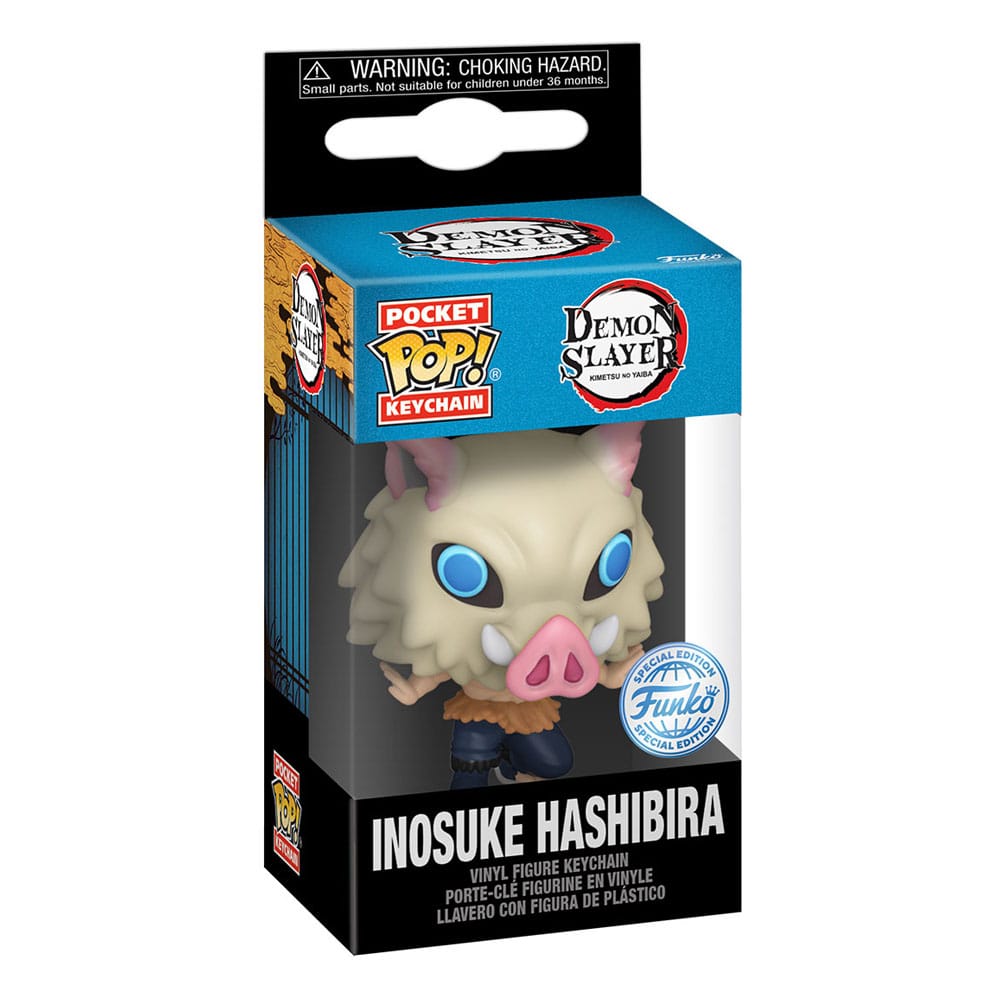 Funko Pocket Pop! Keychain: Demon Slayer - Inosuke Hashibira (7th Form)