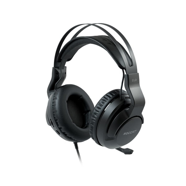 Roccat - Casque de jeu multiplateforme filaire Elo X Stereo pour PC, Mac, Xbox, PlayStation et appareils mobiles