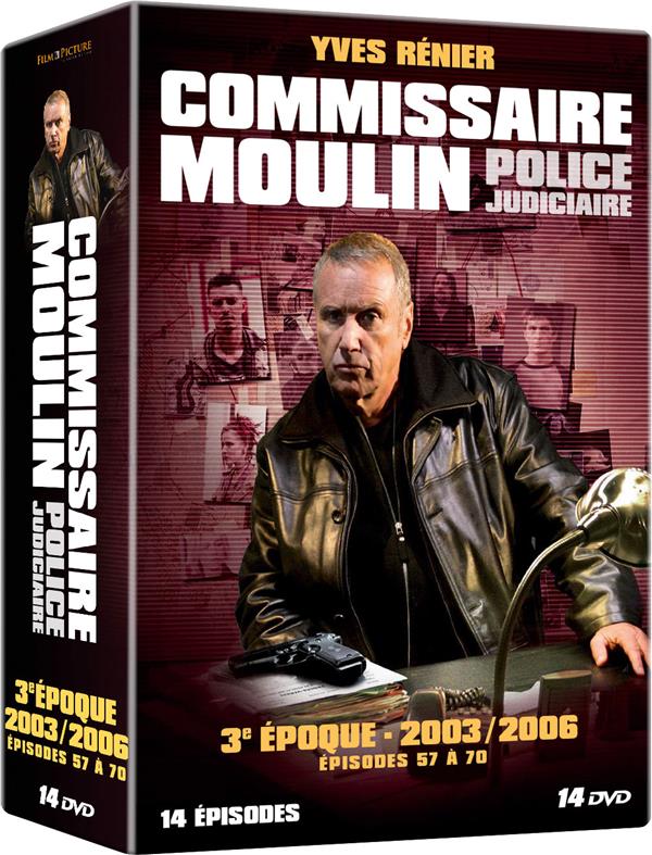 Commissaire Moulin, Police judiciaire - 3e époque - 2003/2006 - Épisodes 57 à 70 [DVD]