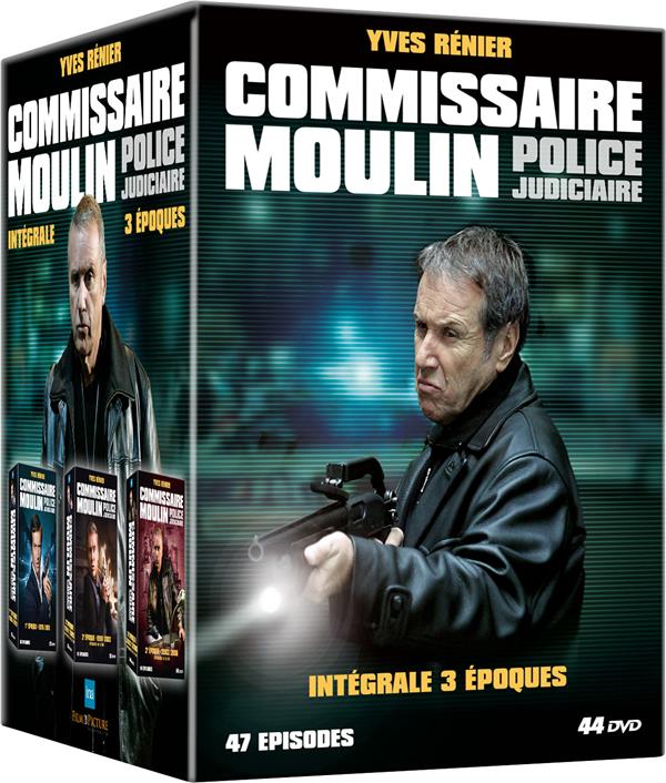 Commissaire Moulin, Police judiciaire - Intégrale 3 époques - 47 épisodes [DVD]