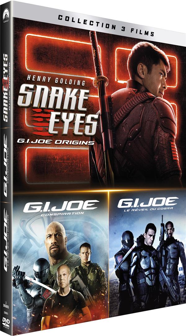 Collection 3 films : Snake Eyes : G.I. Joe Origins + G.I. Joe : Conspiration + G.I. Joe : Le Réveil du Cobra [DVD]