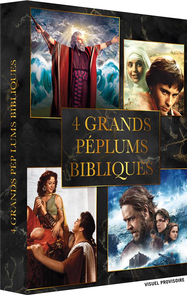 Peplums bibliques - Coffret : Les 10 Commandements (1956) + Samson et Dalila + Le Roi David + François et le chemin du soleil [DVD]