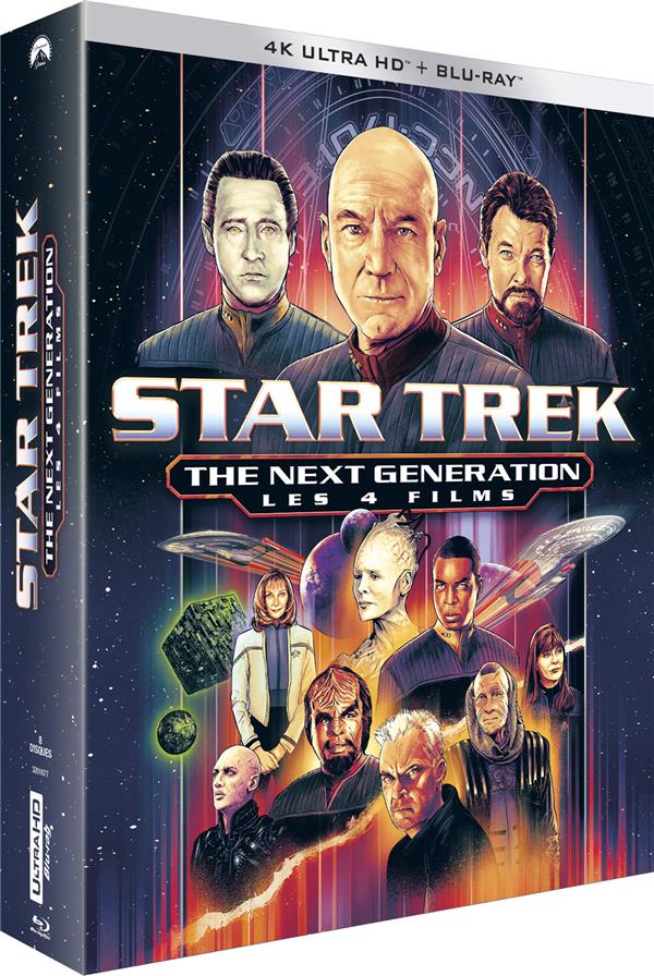 Star Trek : The Next Generation - Les 4 films : Générations + Premier Contact + Insurrection + Nemesis [4K Ultra HD]