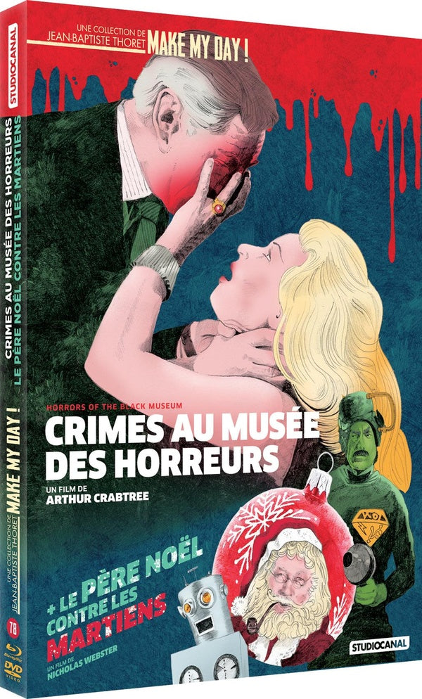 Le Père Noël contre les Martiens + Crimes au musée des horreurs [Blu-ray]