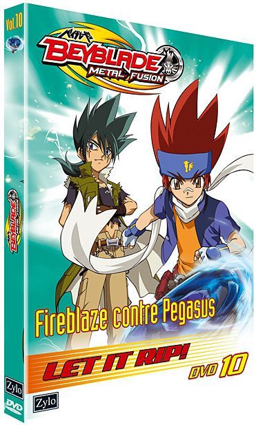 Beyblade Metal Fusion - Vol. 10 : Fireblaze contre Pegasus [DVD]