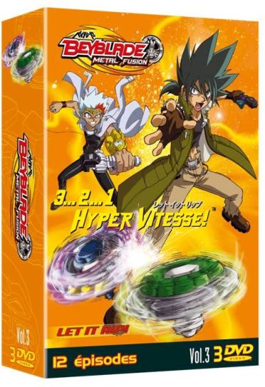 Beyblade Metal Fusion - 3...2...1 Hyper Vitesse ! - Coffret n° 3 (3 DVD) [DVD]