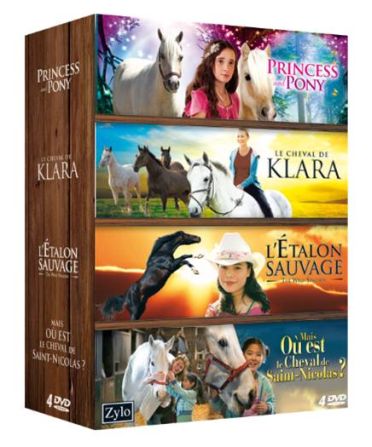 Cheval - Coffret 4 films : Princess and Pony + Le cheval de Klara + L'étalon sauvage + Mais où est le cheval de Saint-Nicolas ? [DVD]