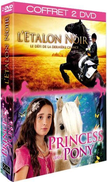 Coffret cheval, vol. 2 :  l'étalon noir ; princess and pony [DVD]