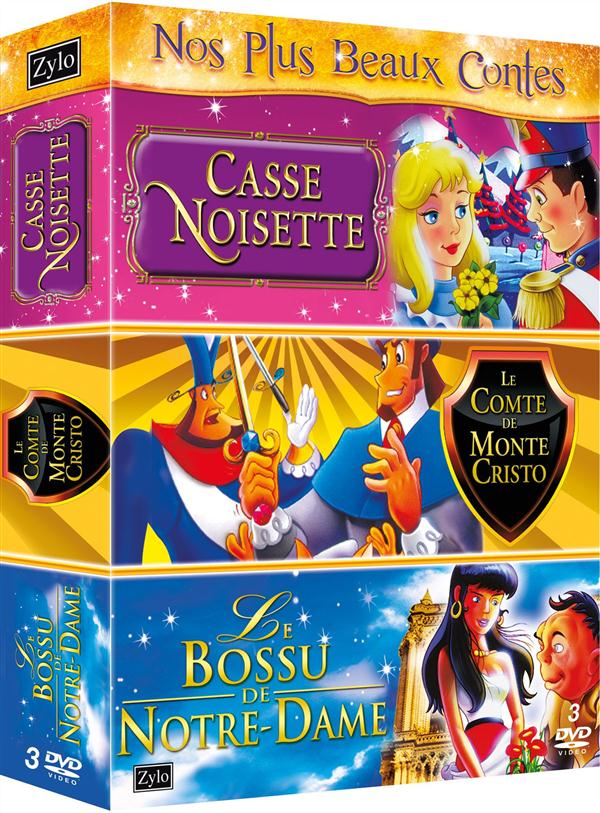 Coffret tri pack, vol. 8 : casse-noisette ; le comte de Monte-Cristo ; le bossu de Notre-Dame [DVD]