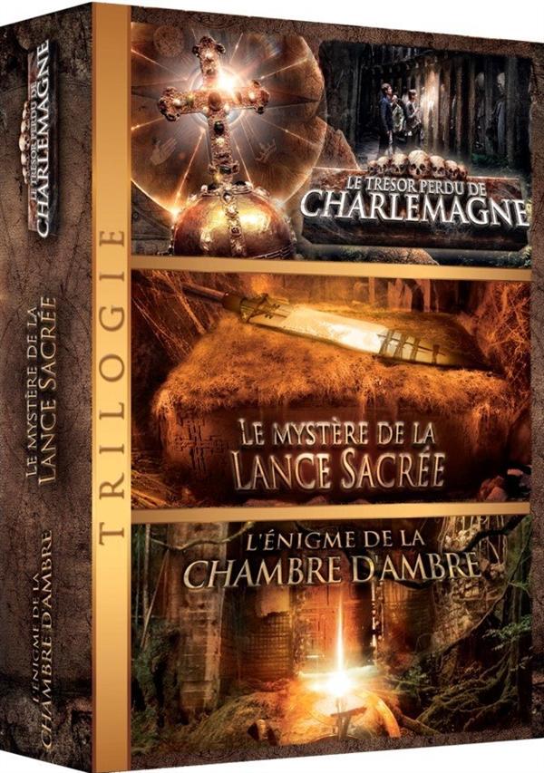 Trilogie Aventure : Le Trésor perdu de Charlemagne + Le Mystère de la Lance Sacrée + L'Enigme de la Chambre d'Ambre [DVD]