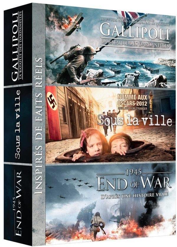 Guerre : Gallipoli - La bataille des Dardanelles + Sous la ville + 1945 - End of War [DVD]