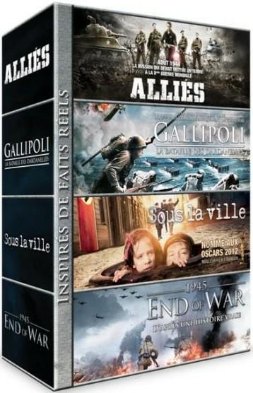 Guerre : Allies + Gallipoli - La bataille des Dardanelles + Sous la ville + 1945 - End of War [DVD]